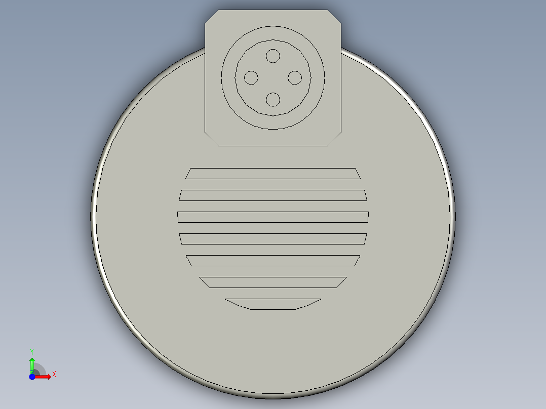 高速动力铣刀转速24000加持直径1mm-7mm前视图