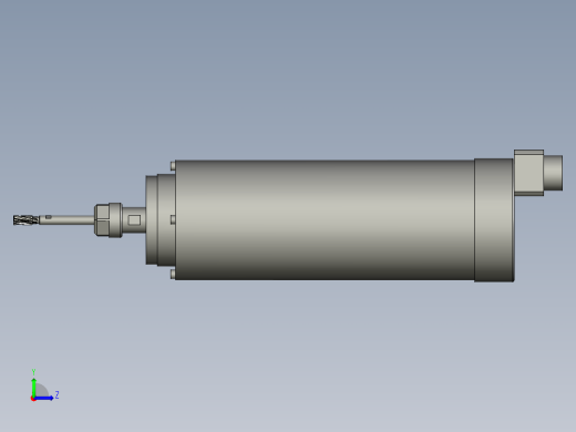 高速动力铣刀转速24000加持直径1mm-7mm左视缩略图