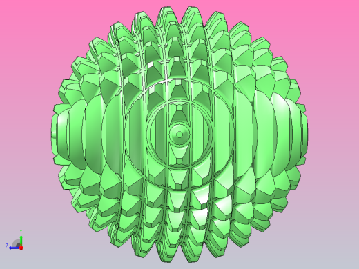 球齿轮30×2右视缩略图
