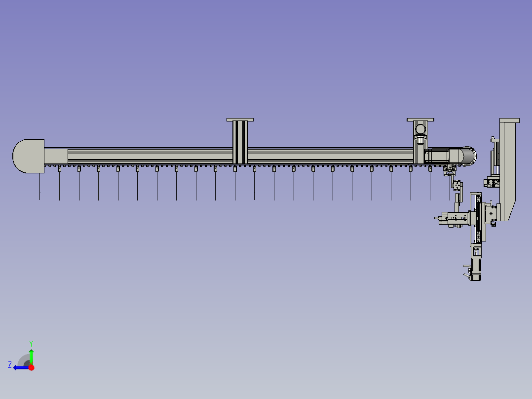 上料同步带右视图