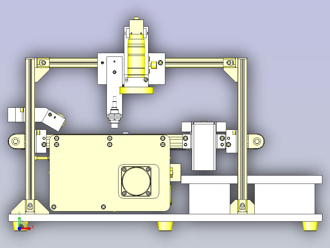 一种质量判断组件3D图纸前视图