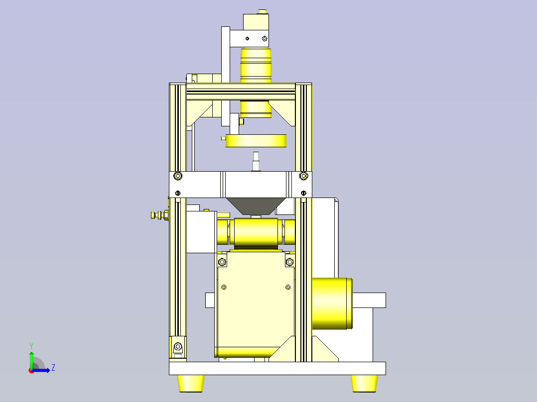 一种质量判断组件3D图纸左视图