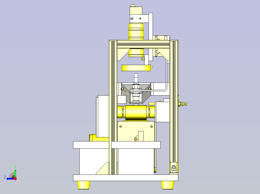 一种质量判断组件3D图纸右视图