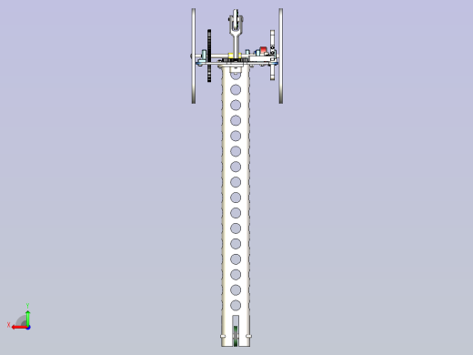 无碳小车3D图纸模型后视缩略图