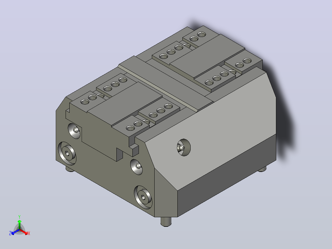 气动夹紧系统SCHUNK-0405322 KSP-LH-Z plus 160, 0正等轴测图