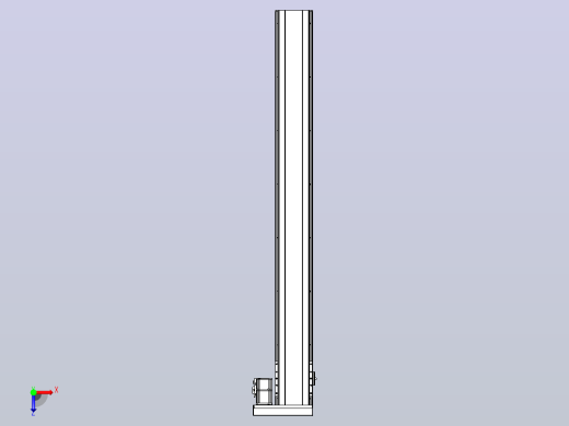 日规模组半封闭丝杆TPA-HNR-140D-2010C-L1250-ML-C-P40-N3俯视缩略图