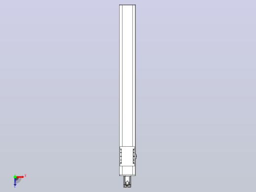 滚珠丝杠直线轴带导轨全封闭TPA-HCR-175D-2510C-L1500-M-C-P75-N3俯视缩略图