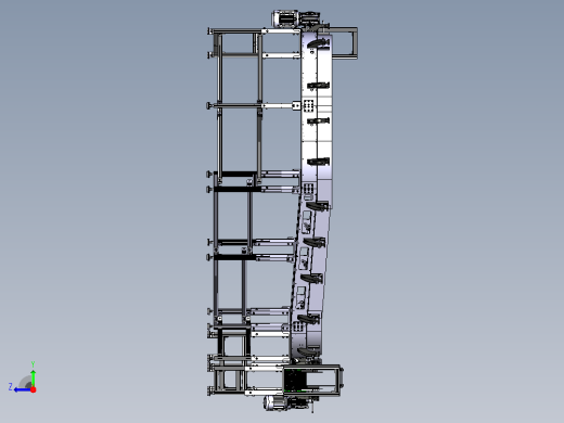 输送机3D图纸 STP格式右视缩略图
