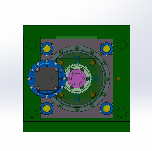 可变速度旋转腐蚀摩擦试验台的结构设计（SW+CAD+说明书）缩略图