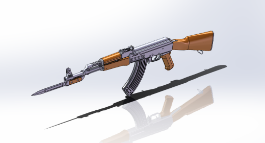 AK-47建模模型缩略图