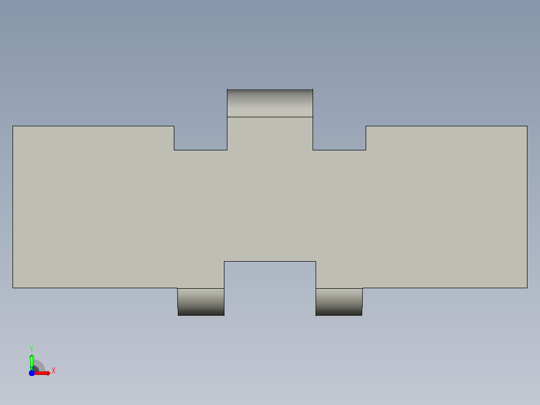 SS812-K450-C1 SS812单铰金属直行链板前视图