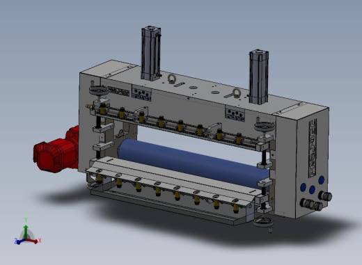 B17-可调结构的压板机装置