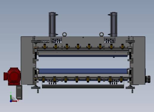 B17-可调结构的压板机装置前视缩略图