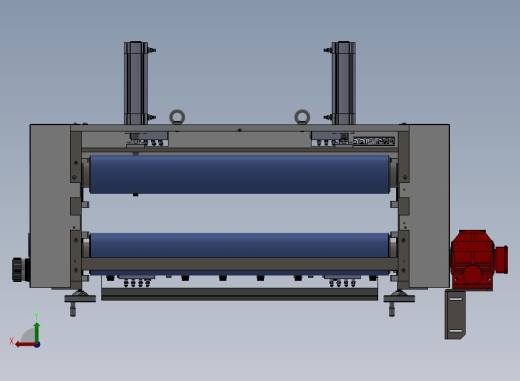 B17-可调结构的压板机装置后视缩略图