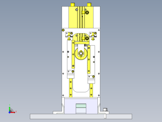 异形工件均匀固定机构前视缩略图