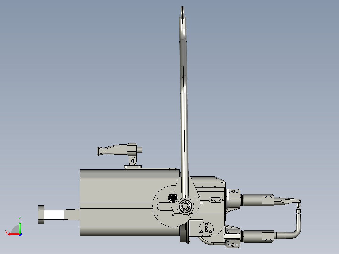 点焊焊枪后视图