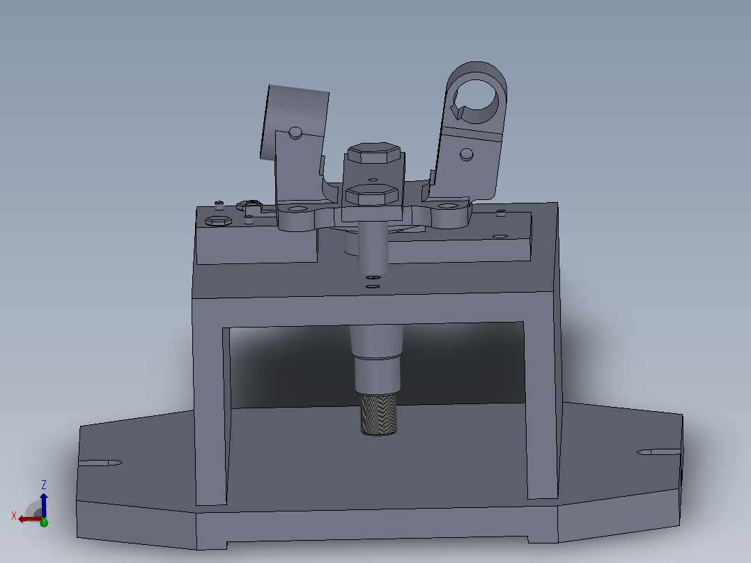 汽车转向节机加工工艺及钻铣夹具设计【CAD图+三维图+说明书】