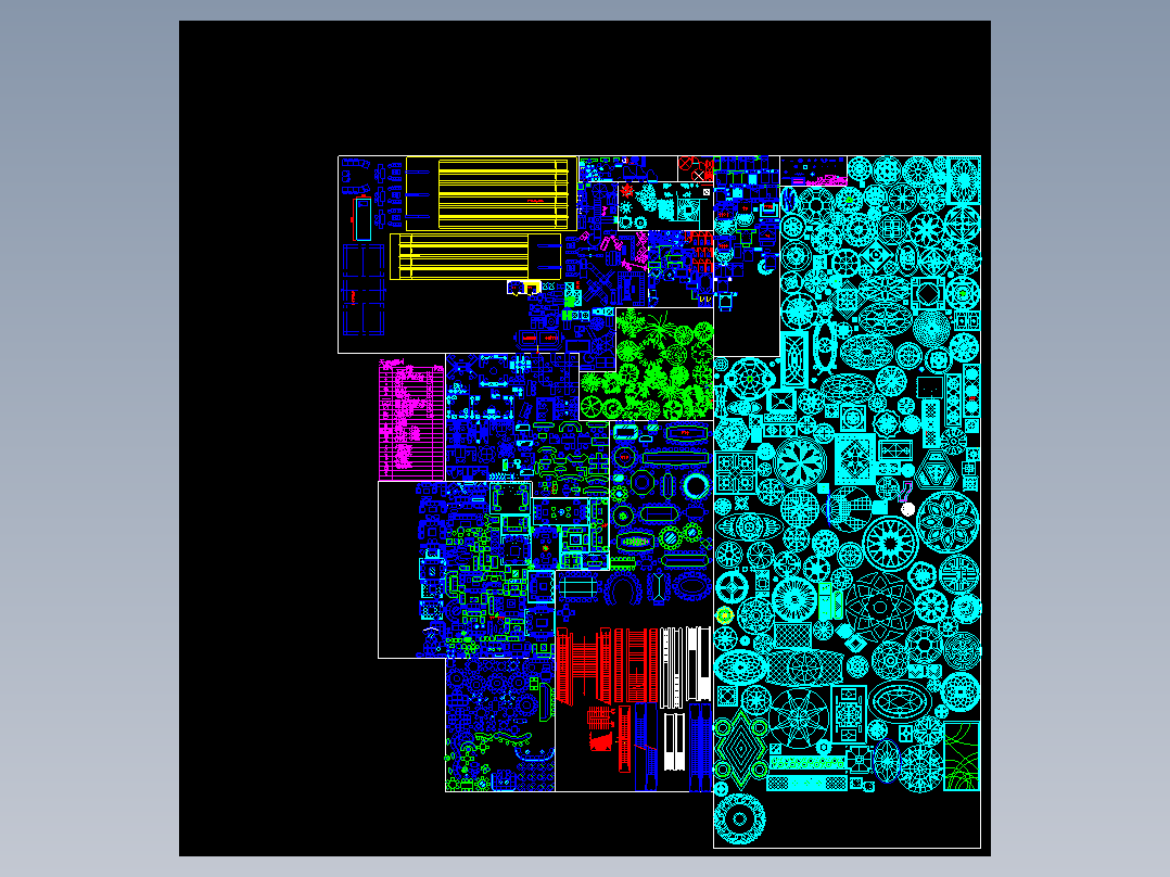 建筑CAD室内装修模块