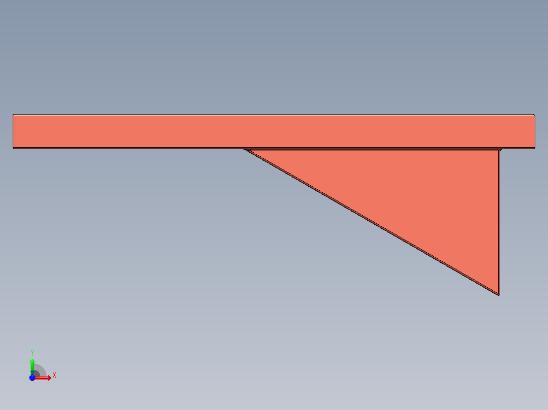 3D日历架模型前视图