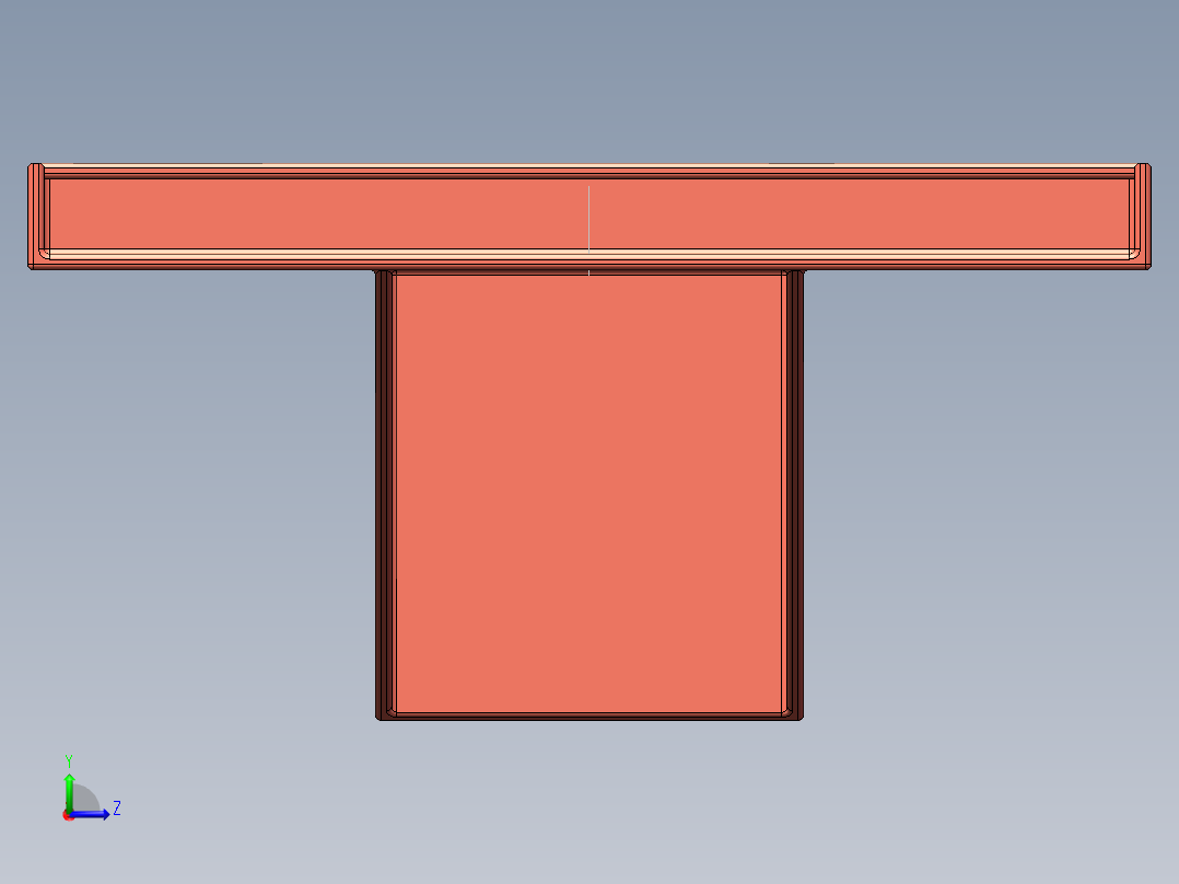 3D日历架模型左视图