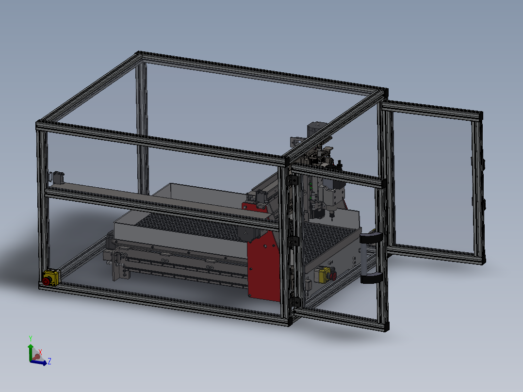 一台三轴数控加工中心机17