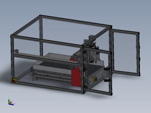 一台三轴数控加工中心机17