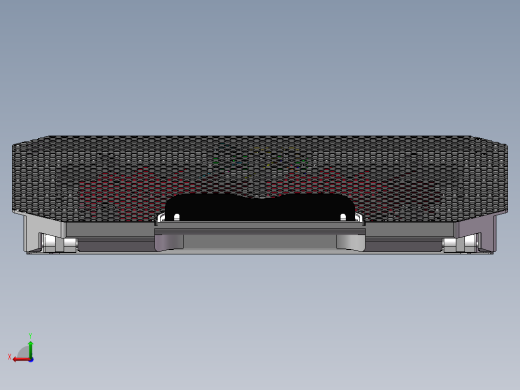 笔记本电脑冷却支架底座后视缩略图