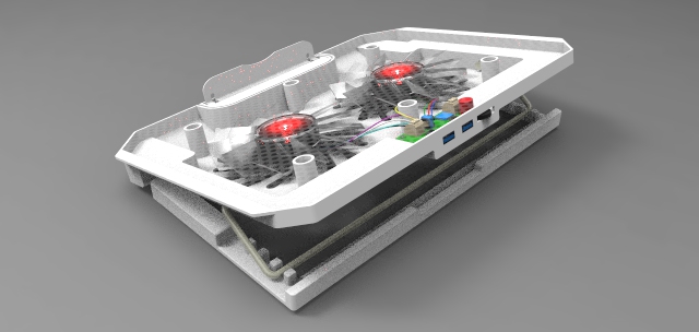 笔记本电脑冷却支架底座