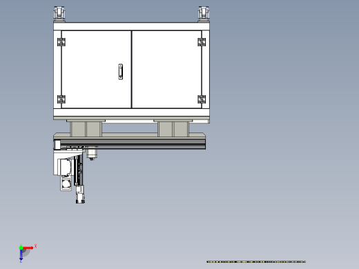 B3_CNC9060数控铣床俯视缩略图