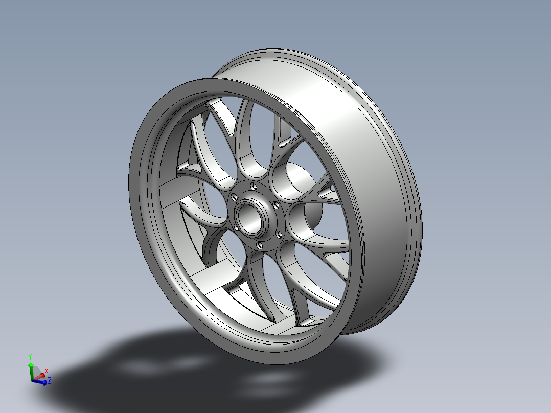 SolidWorks中的汽车轮缘设计SolidWorks教程