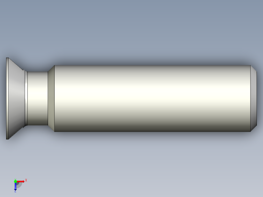 沉头螺钉-Slotted_BOLT-M8-L30_25-10-2x2-40.stp俯视缩略图