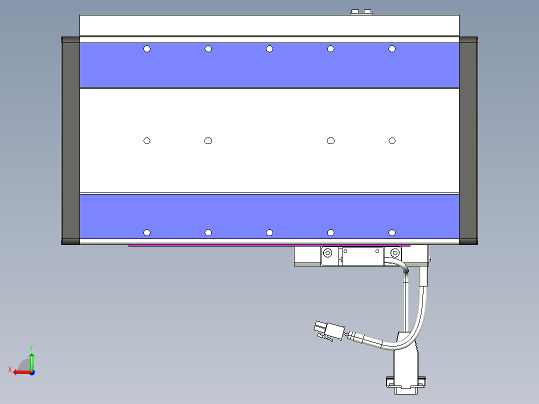 威洛博VL系列3d模型模组VL17E1Y-S150后视图