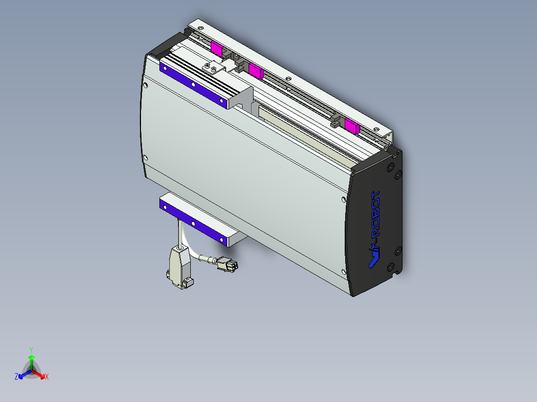 威洛博VL系列3d模型模组VL17E1Y-S150正等轴测图