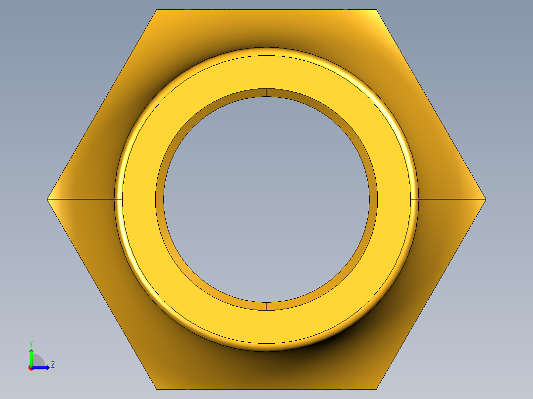 扩口式工业通用硬管接头Short Forged Nut 14FSX-8左视图