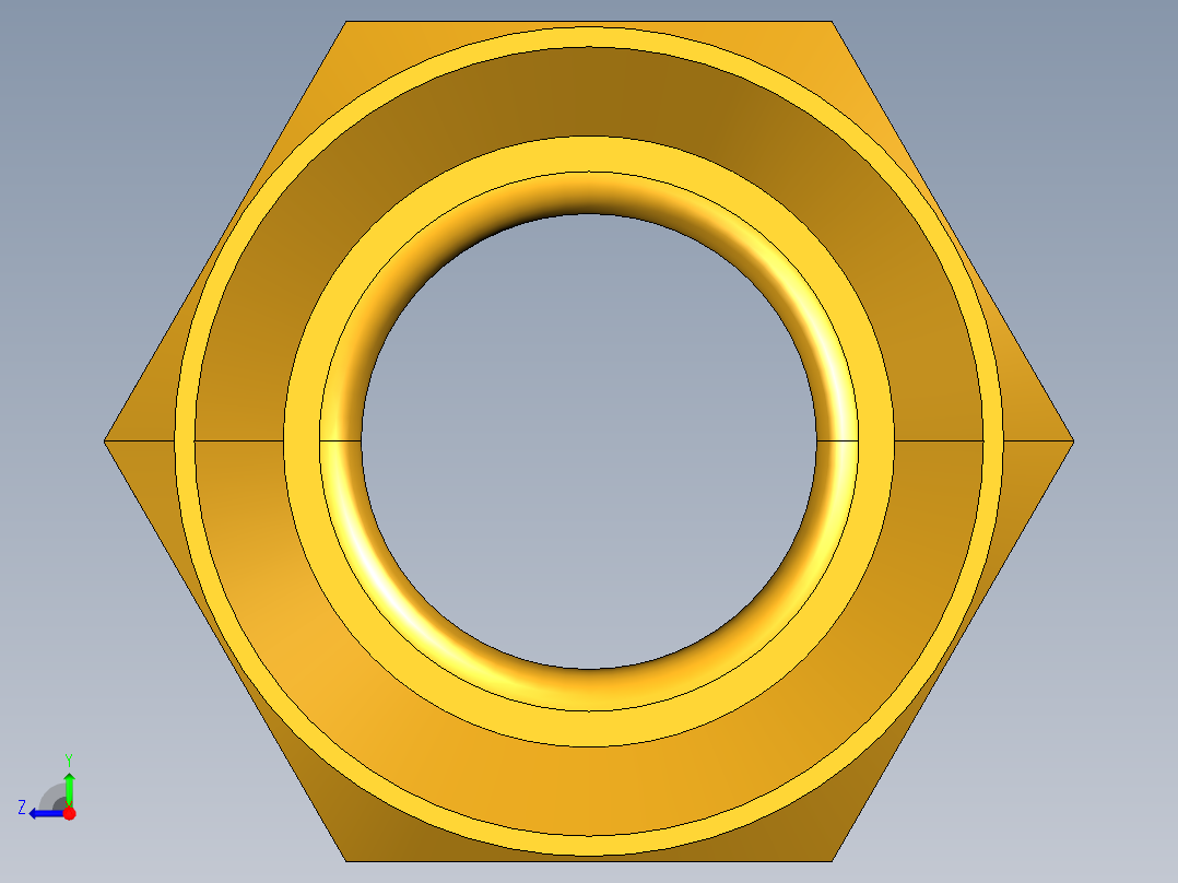 扩口式工业通用硬管接头Short Forged Nut 14FSX-8右视图