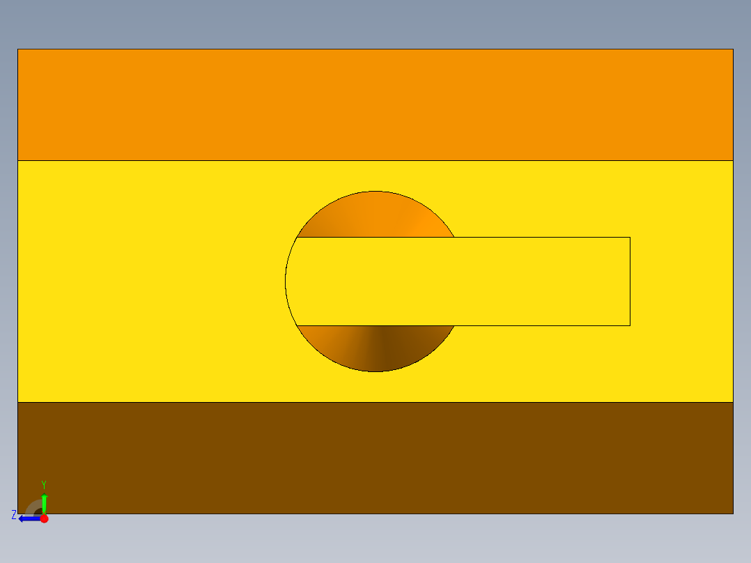 G1内螺纹迷你球阀右视图