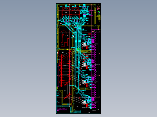 某4X600MW电厂循环水管道安装图纸