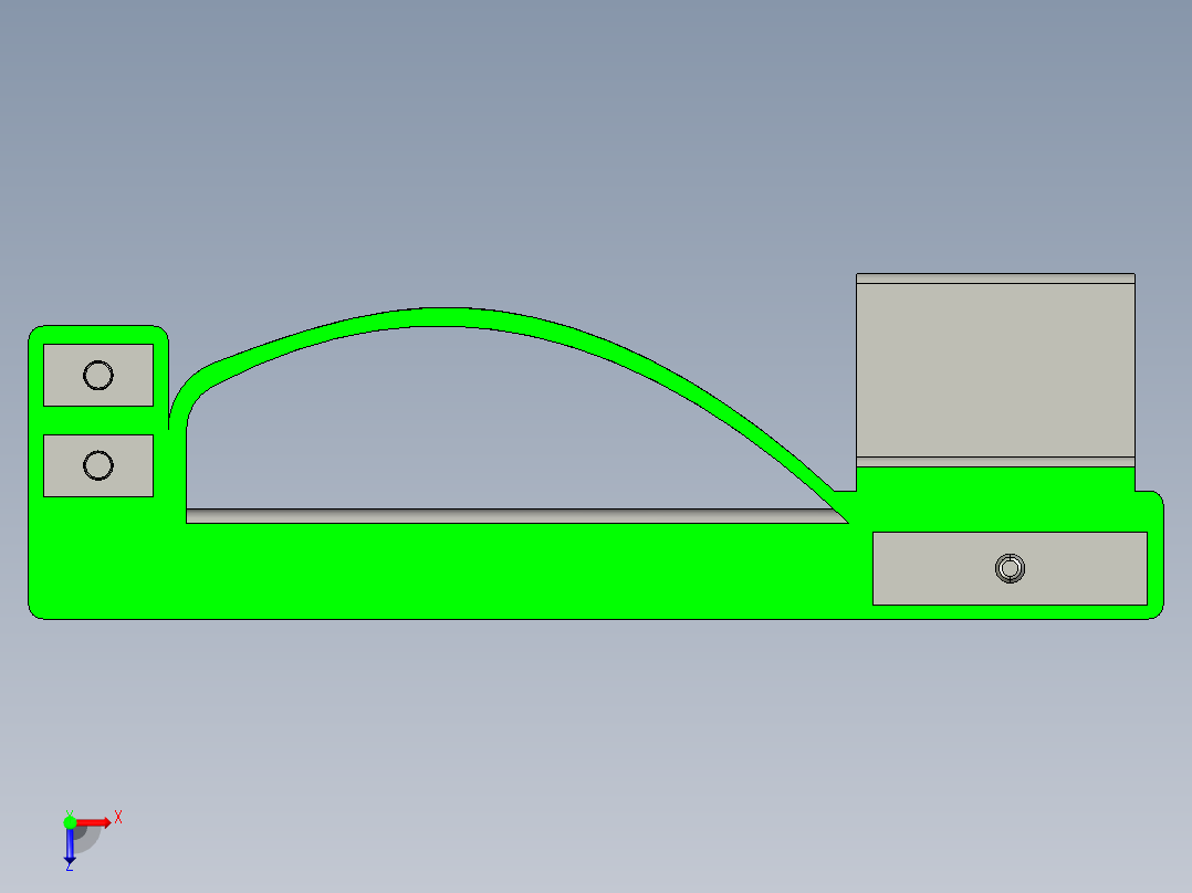 文件收纳座俯视图