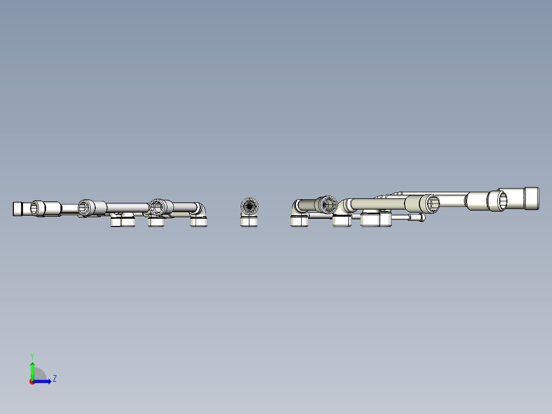 双头偏置套筒可配置扳手--stp左视图