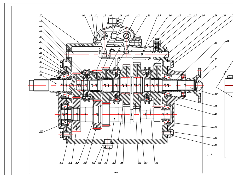 三轴式变速箱设计变速器