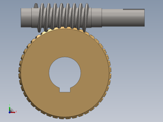 齿轮啮合 (130)前视缩略图