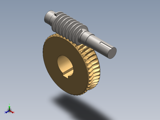 齿轮啮合 (130)正等轴测缩略图