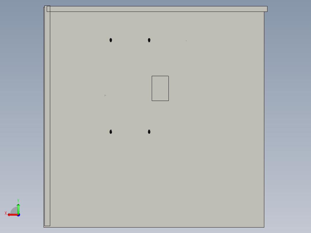 超声波检查室后视图