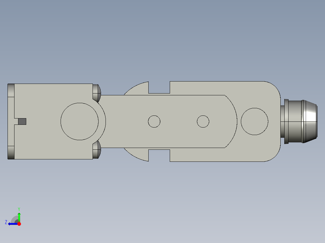 基恩士SJ-G180_kc图纸模型右视图