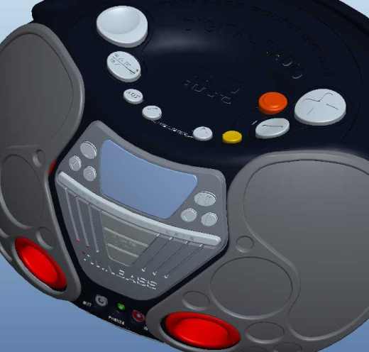 1120立体声扬声器PROE设计缩略图