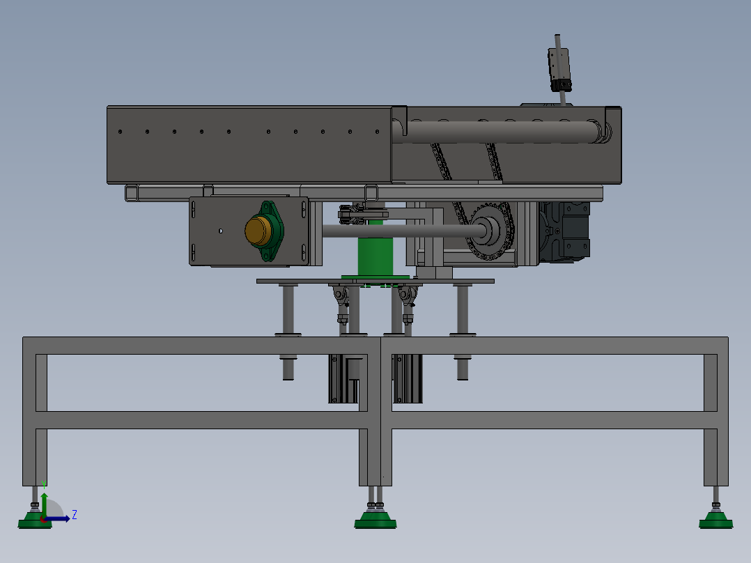 顶升旋转滚筒线 70+24.4.26+002左视图
