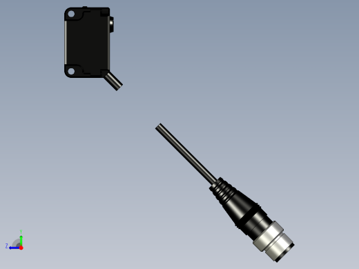 基恩士PZ-G51EN_G51EP_R_kc图纸模型右视缩略图