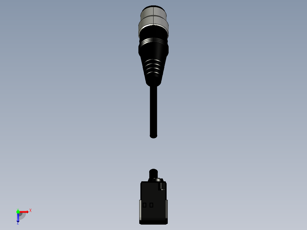 基恩士PZ-G51EN_G51EP_R_kc图纸模型俯视图