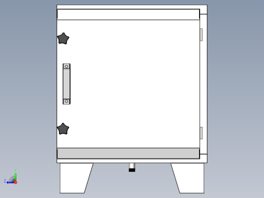 活性炭箱（sw21可编辑+cad）右视缩略图