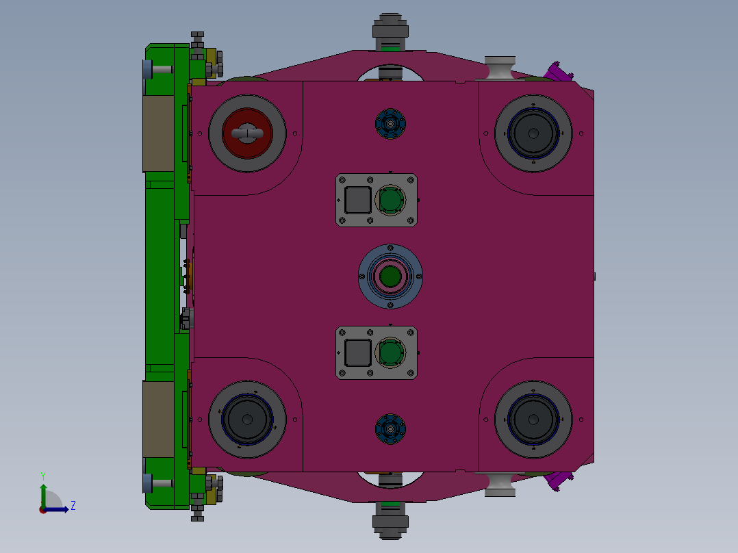 大型压力机sw18可编辑左视图